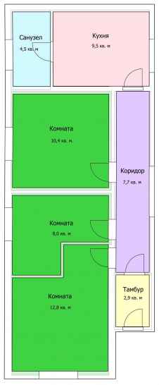 Дом, 55,8 м², ул.4-я Виноградная, г.Херсон
