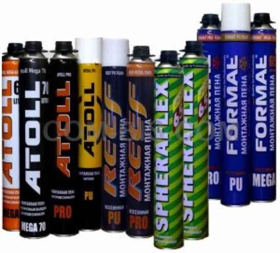 Монтажная пена профессиональная Atoll