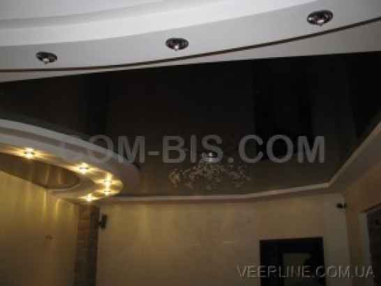 Натяжные потолки с эффектом 