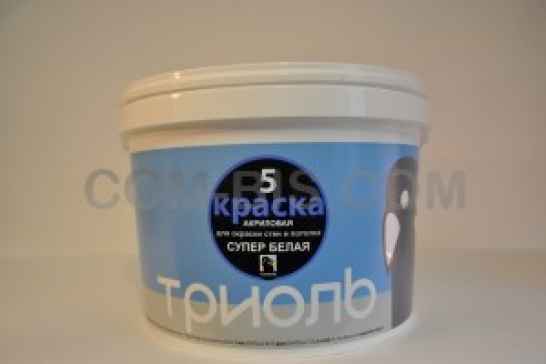 Акриловая отделочная вододисперсионная краска Триоль №5 14 кг