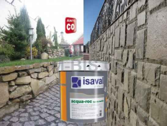 Лак для камня гидроизолирующий фасадный Аква-Рок - 4л