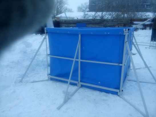 Бассейн тентовый с каркасом,