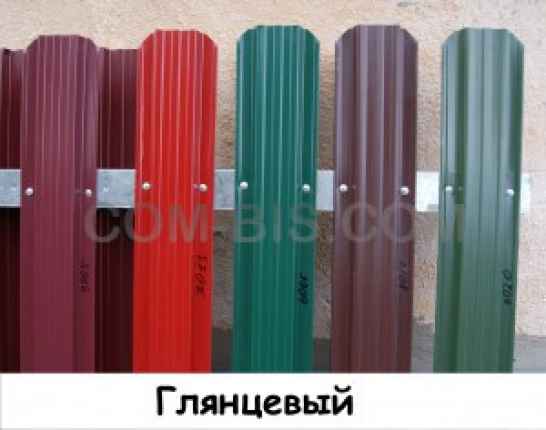 Штакетник металлический, глянец, ширина 115мм