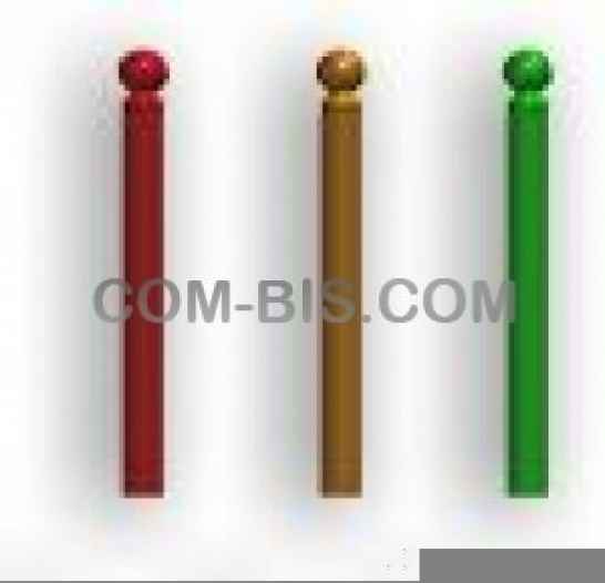 Парковочный столбик металлический СЪЕМНЫЙ СТ-01