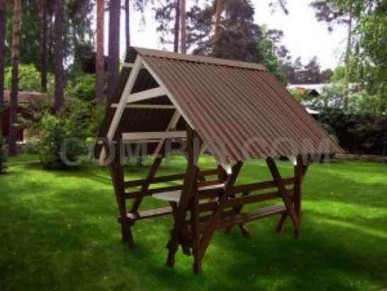 Беседка в австрийском стиле на 6-8 человек 
