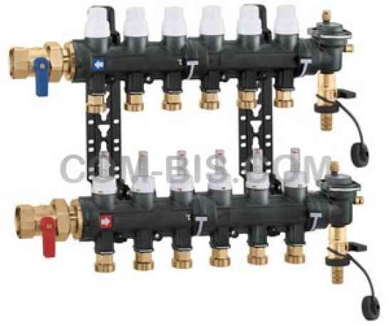 Коллекторные группы Caleffi серии 671