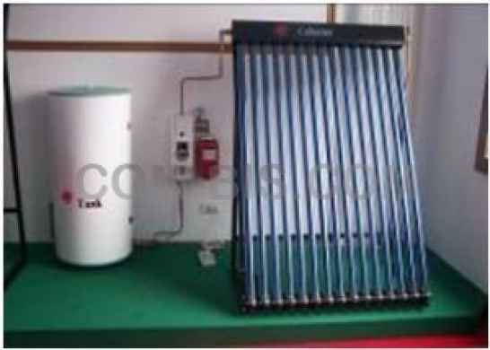 Солнечный коллектор. Солнечная сплит-система. 300л