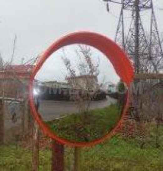 Зеркало сферическое с козырьком ЗС-600