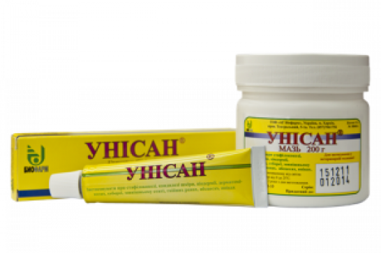 Антисептическая, противовоспалительная мазь 