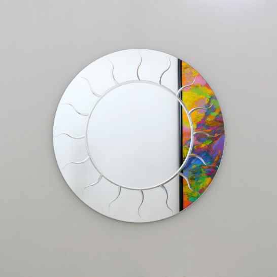 Зеркало настенное Sunset Rondo авторская коллекция Solaris Sklo+Glas