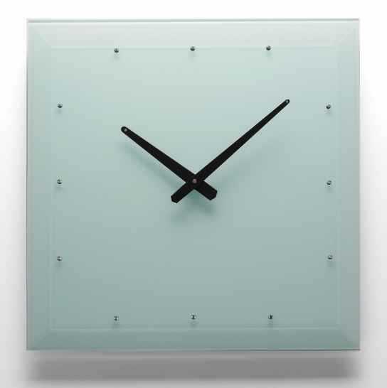Часы настенные интерьерные Facet-2 Sklo+Glas белый