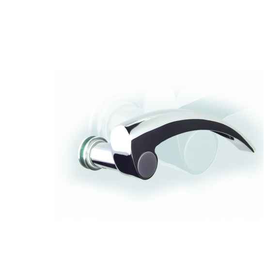 Ручка для стеклянной двери Nautilus, хром полированный/матовый