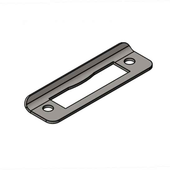 Oтветная часть замка c язычком для дверной коробки, Sklo+Glas