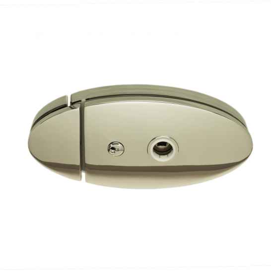 Замок Atoll для стеклянных дверей запирание ключ, полированный никель