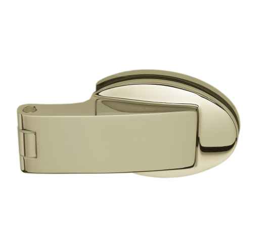 Петля Atoll Sklo+Glas для стеклянной распашной двери, никель полированный