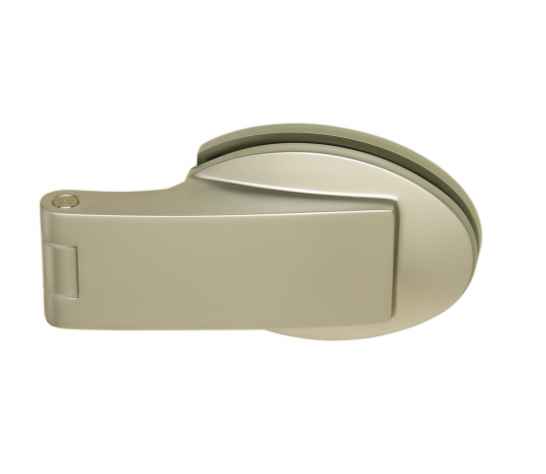 Петля Atoll Sklo+Glas для стеклянной распашной двери, хром матовый 