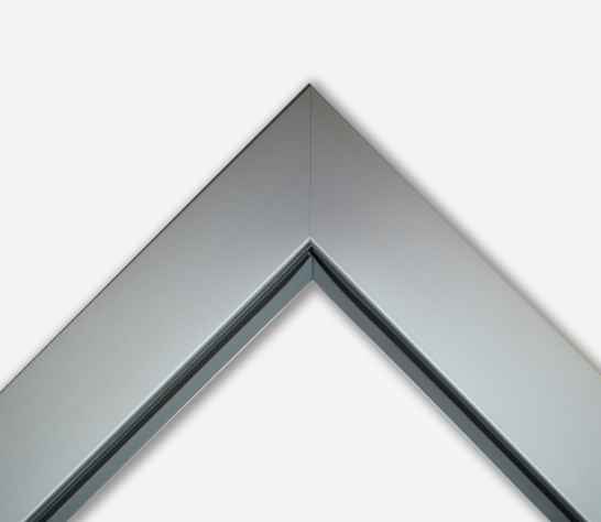 Дверная угловая коробка Fine Line, алюминий