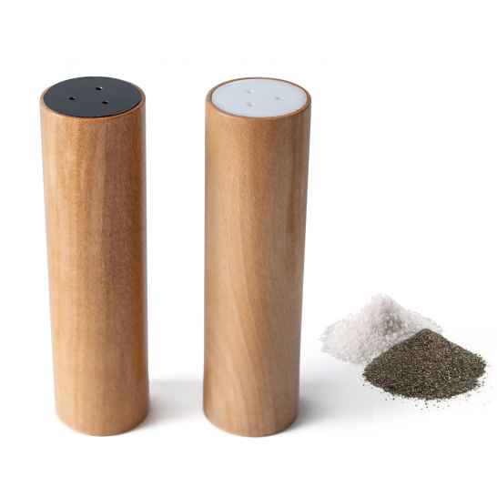 Солонка и перечница Rome I, натуральное дерево