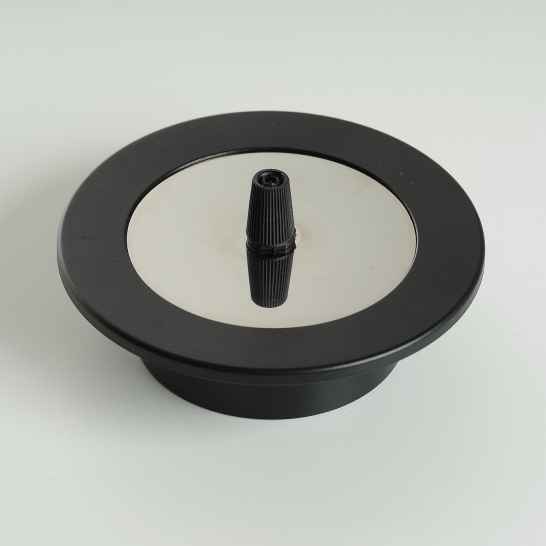 Потолочный крепеж Sklo+Glas для светильников, толщина 30мм, черный пластик 