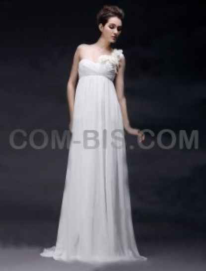 Шифоновое свадебное платье для беременных 00067034