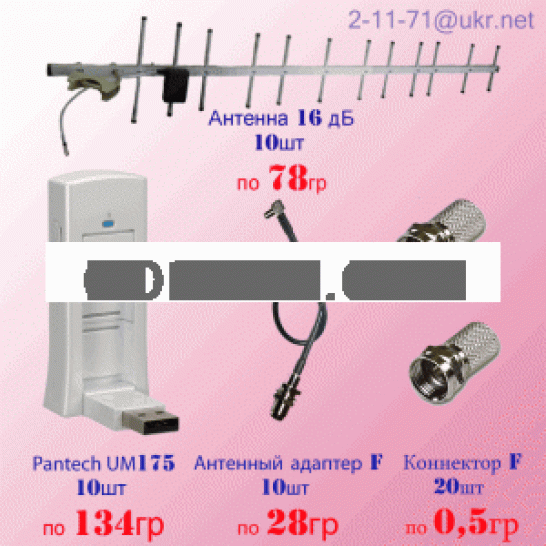 Внешняя антенна+(модем UM175 +адаптер)