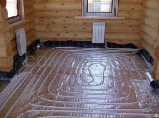 Монтаж водяного теплого пола
