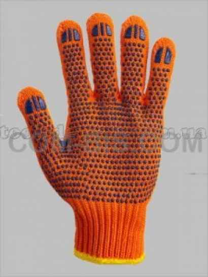 Рукавички х/б с ПВХ точкой SLEITER