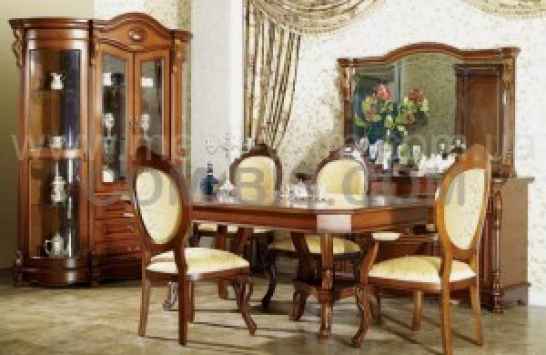 стол раскладной + 6 стульев CF-8639