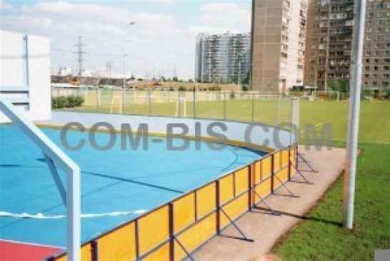 Строительство хоккейных кортов