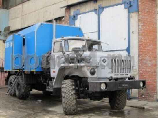 Установка ППУА 1600/100 на шасси Урал 4320