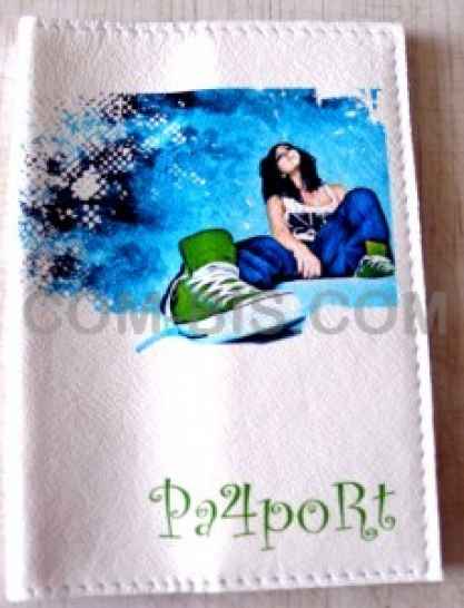 Обложка на паспорт Pachport с печатью