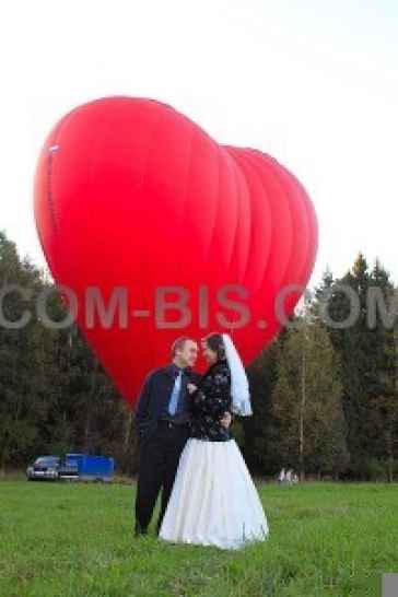 Свадебный полет на воздушном шаре