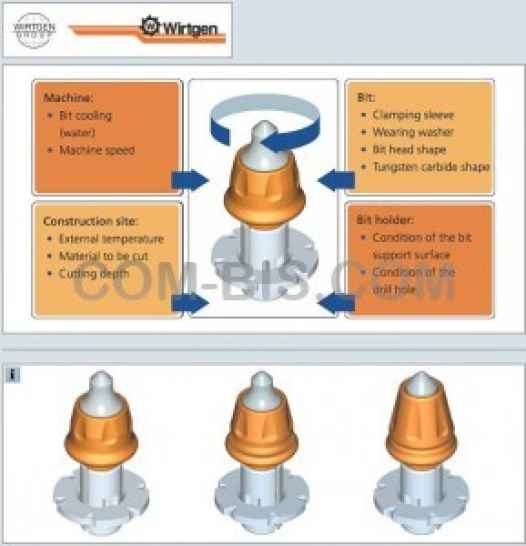 Резец дорожный Wirtgen W6 HR 