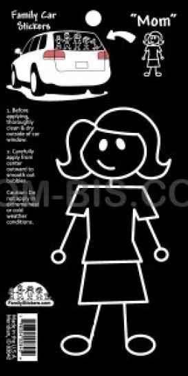 Автомобильная наклейка Мама