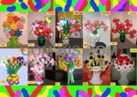 Композиции из шаров, студия 