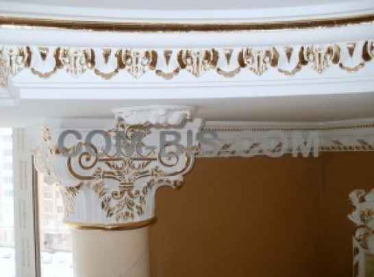 Декорирование интерьера сусальным золотом и серебром