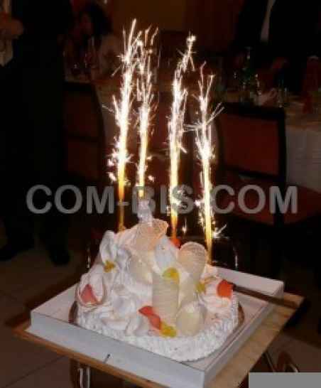 Пиротехнические фонтаны в торт, 