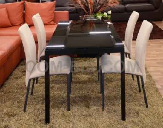 Стол Fisso стекло-металл