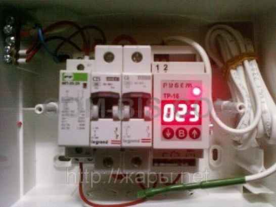 Блок автоматики для электродных и тэновых котлов 5-6кВт 