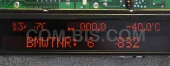 Шлейф для ремонта битых пикселей на дисплее прибоной панели в БМВ Е38