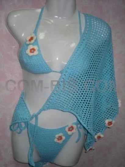 Купальник вязаный 