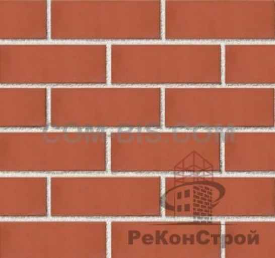 Кирпич облицовочный Новомосковский, 1,4 НФ персик красный, утолщенный