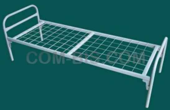 (КМ-1) Кровать металлическая 1яр. 1900х700 (э/св. сетка 100х100)