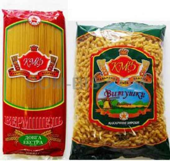 Макаронные изделия КМФ класс Экстра ПАО 