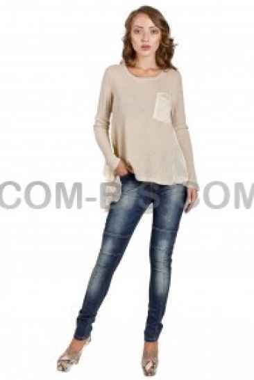 Свитер UNO Арт.831 (бежевый)