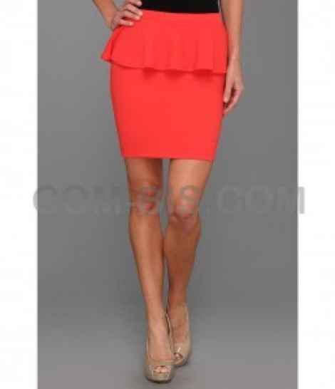 Коралловая юбка-карандаш GABRIELLA ROCHA