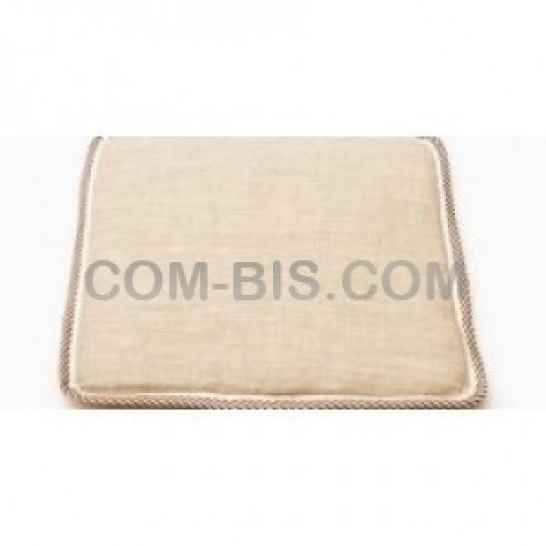 Льняной коврик на сидения авто и офисные кресла Лин Текс