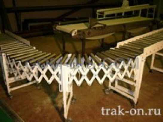 Рольганг раздвижной на колесных опорах со стопорами «П.Т. групп»